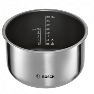 Чаша 00578597 MAZ4BI для индукционной мультиварки 4л Bosch (Бош) - заказать с доставкой от производителя